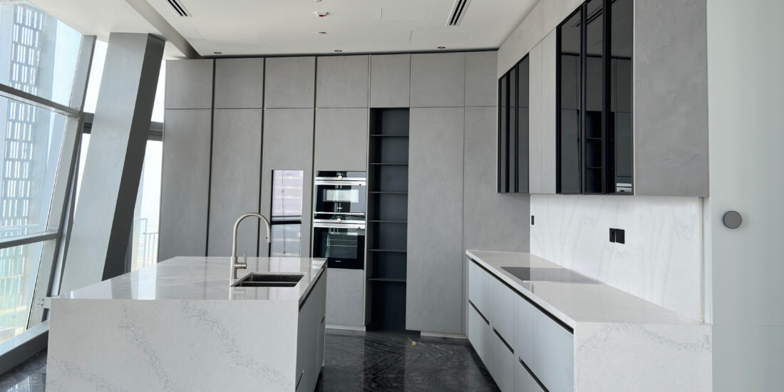 Italian Kitchen Designed and Installed in Cayan Tower
