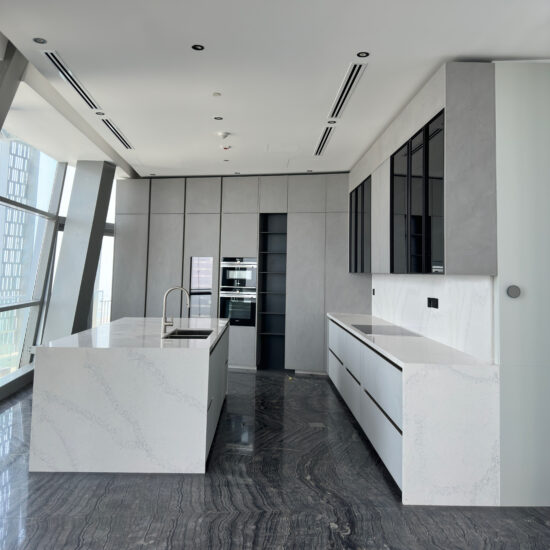 Italian Kitchen Designed and Installed in Cayan Tower